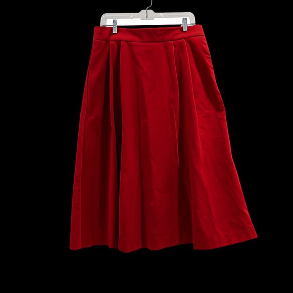 Angelica Velvet Skirt, Red Licorice - Picture 2 of 2